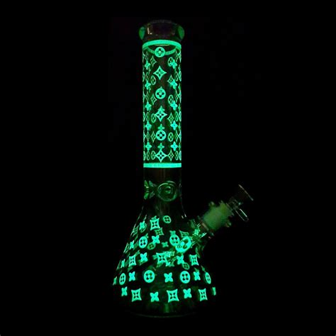 louis vuitton bong pink|Louis Vuitton Themed Glow in the Dark Bong – Nature Gatherer.